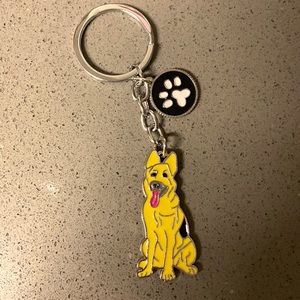 German Shepherd Keychain